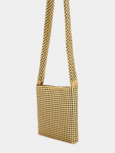 Rabanne Mini Gold Pixel Mesh Bag
