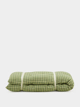 Madam Stoltz Green Checked Woven Cotton Mattress