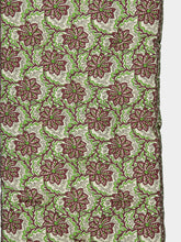 Madam Stoltz Green and Brown Floral Printed Cotton Mattress