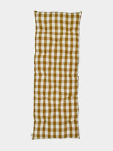 Madam Stoltz Mustard Checked Cotton Mattress