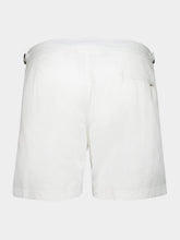 Orlebar Brown White Bulldog Mid-Length Swim Shorts