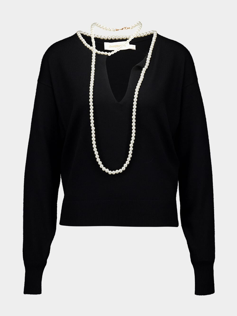 Black Crush Necklace Sweater