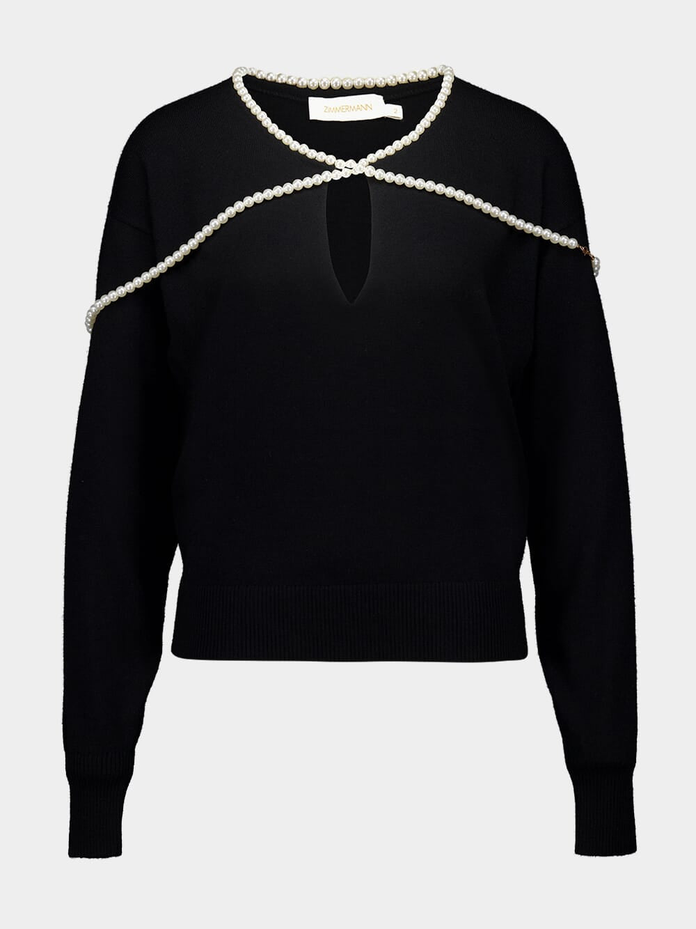 Black Crush Necklace Sweater