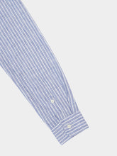 Frescobol Carioca Navy Telles Linen Shirt