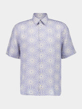 Frescobol Carioca Chambray Blue Castro Linen Shirt