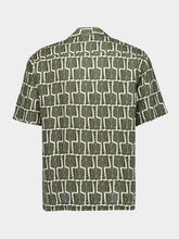 Frescobol Carioca Dark Olive Roberto Linen Shirt