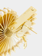 Rabanne Gold Spiral Brass Earrings