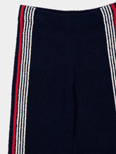 Rabanne Navy Flare Terry Jersey Trousers