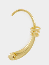 Rabanne Gold Mono Earring in Brass