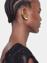 Rabanne Gold Mono Earring in Brass