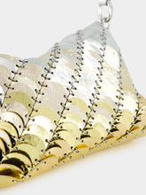 Rabanne Silver & Gold Paco Leather Bag