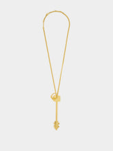 Gold Key Pendant Necklace