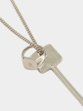 Rabanne Silver Key Pendant Necklace