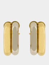 Silver and Gold XL Link Earrings