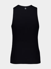 Rabanne Black Cotton Tank Top with Eyelet