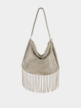 Silver Crystal Fringe Handbag | HP - Fashion Clinic