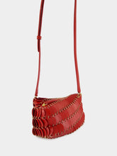 Rabanne Red Paco Crossbody Leather Bag