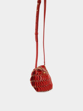 Rabanne Red Paco Crossbody Leather Bag