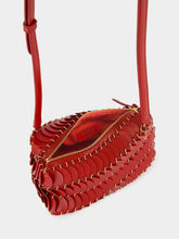 Rabanne Red Paco Crossbody Leather Bag
