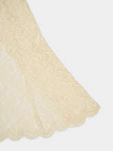 Rabanne Ivory Lace and Jersey Long Dress