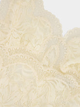 Rabanne Ivory Lace Tank Top with Scalloped Edges