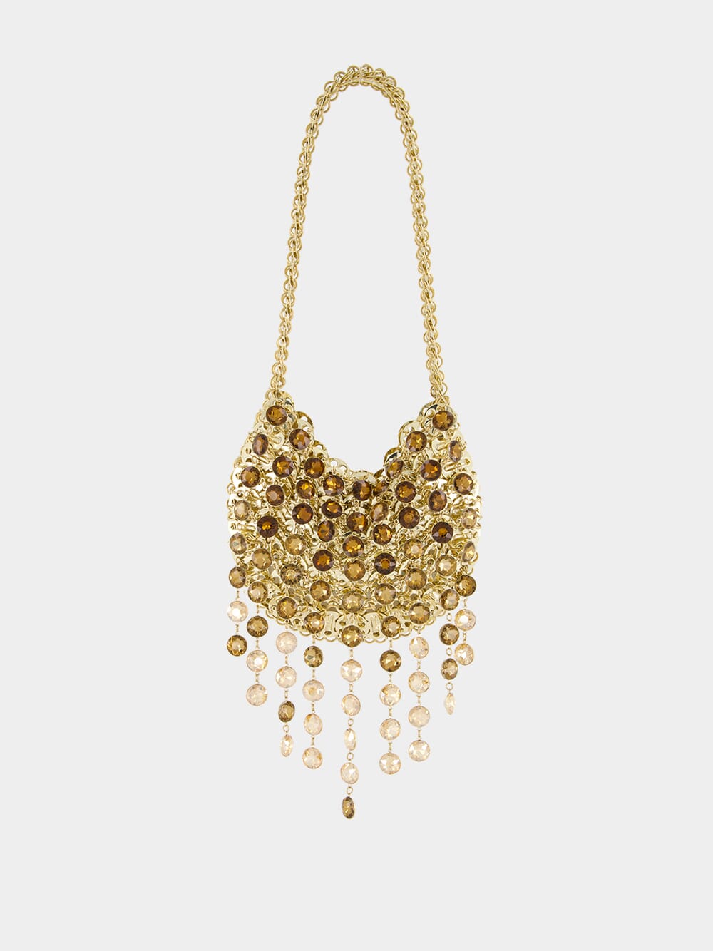 Gold Nano Bag with Gradient Crystal Strass