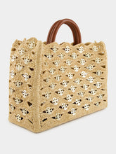 Rabanne Iconic 1969 Raffia Wave Handbag