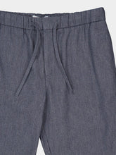 Frescobol Carioca Navy Oscar Cotton-Cashmere Trousers