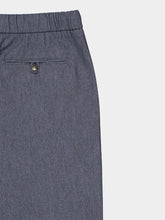 Frescobol Carioca Navy Oscar Cotton-Cashmere Trousers