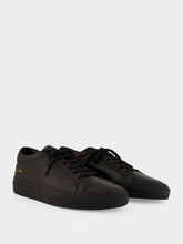 Common Projects Black Achilles Leather Sneakers