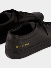 Common Projects Black Achilles Leather Sneakers