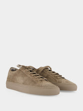 Common Projects Taupe Achilles Suede Sneakers