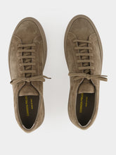 Common Projects Taupe Achilles Suede Sneakers