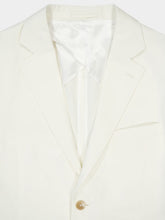 Frescobol Carioca Ivory Paulo Linen Blazer