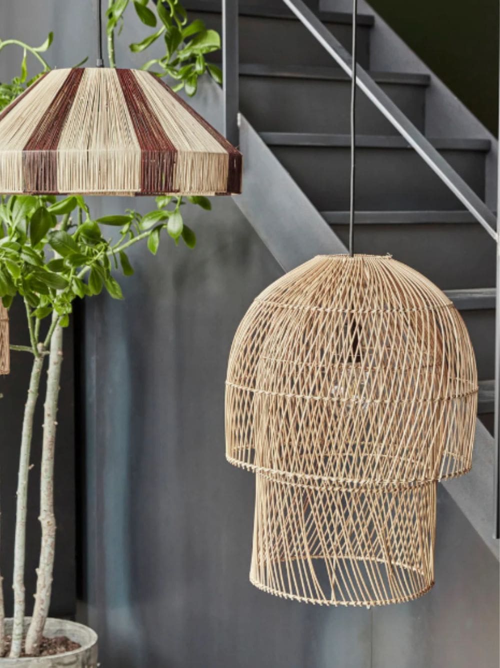 Rattan and Iron HDGetti Lampshade