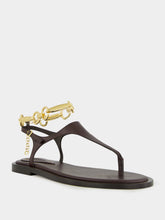 Zimmermann Espresso Wild Leather Sandal