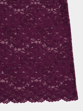 Rabanne Magenta Lace Midi Skirt