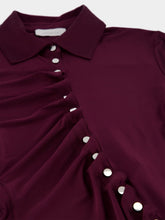 Rabanne Magenta Purple Asymmetric Mini Dress