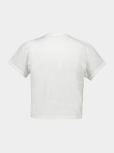 Rabanne White Paco Logo Cropped T-Shirt