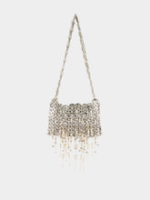 Rabanne Silver Nano 1969 Pearl Fringe Bag
