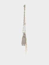 Rabanne Silver Nano 1969 Pearl Fringe Bag