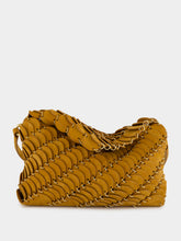 Rabanne Camel Leather Shoulder Bag