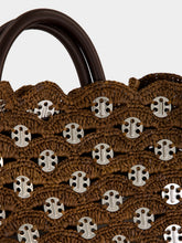 Rabanne Brown Raffia 1969 Tote Bag