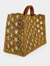 Rabanne Multicolour Raffia 1969 Tote Bag