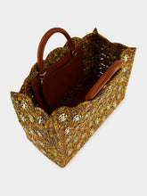 Rabanne Multicolour Raffia 1969 Tote Bag