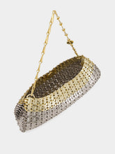 Rabanne 1969 Skyline Two-Tone Metal Clutch Bag