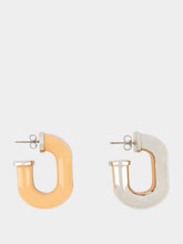 Rabanne Peach XL Link Two-Tone Earrings