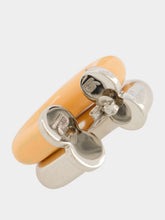 Rabanne Peach XL Link Two-Tone Earrings