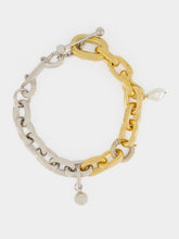 Rabanne XL Two-Tone Link Chain Necklace