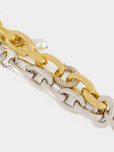 Rabanne XL Two-Tone Link Chain Necklace